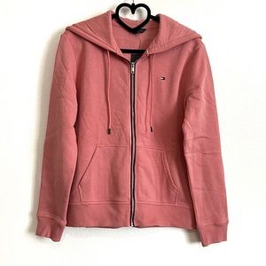 Tommy Hilfiger Rose Zip-Up Hoodie Size S